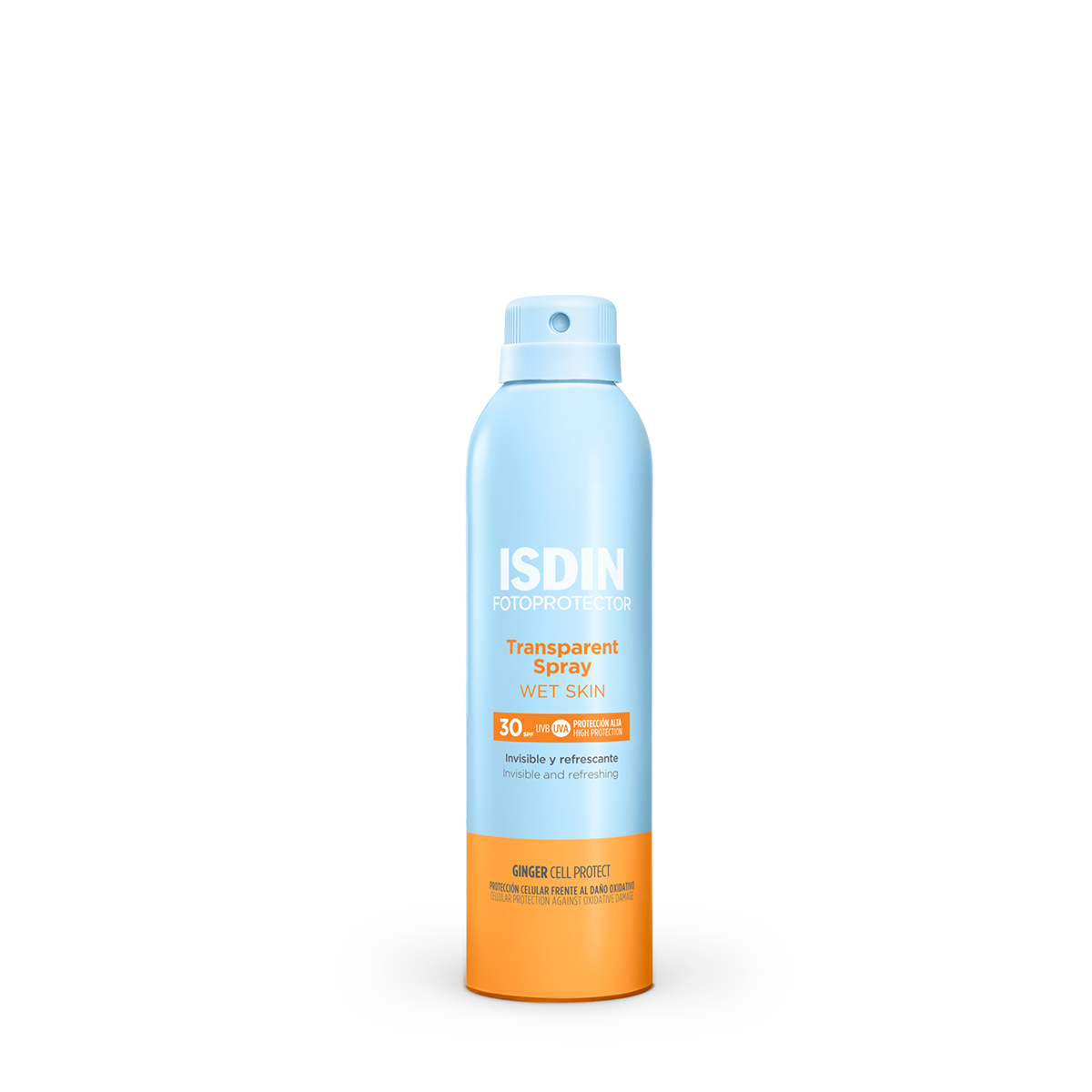 Fotoprotector ISDIN Transparent Spray Wet Skin LSF 30
