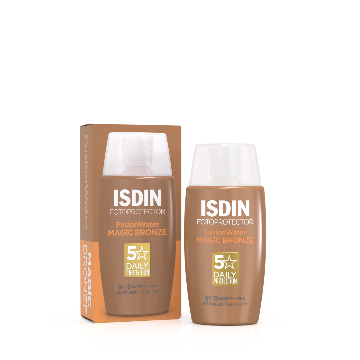 Fotoprotector Fusion Water MAGIC Bronze LSF 50